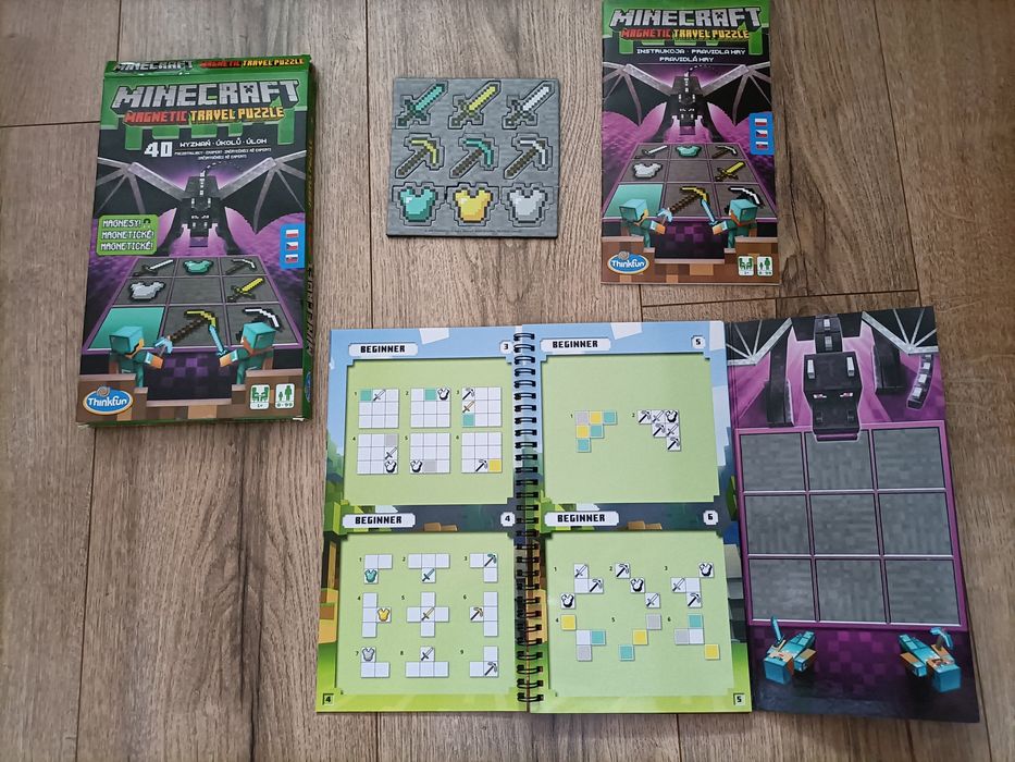 Gra Minecraft Magnetic Travel Puzzle.