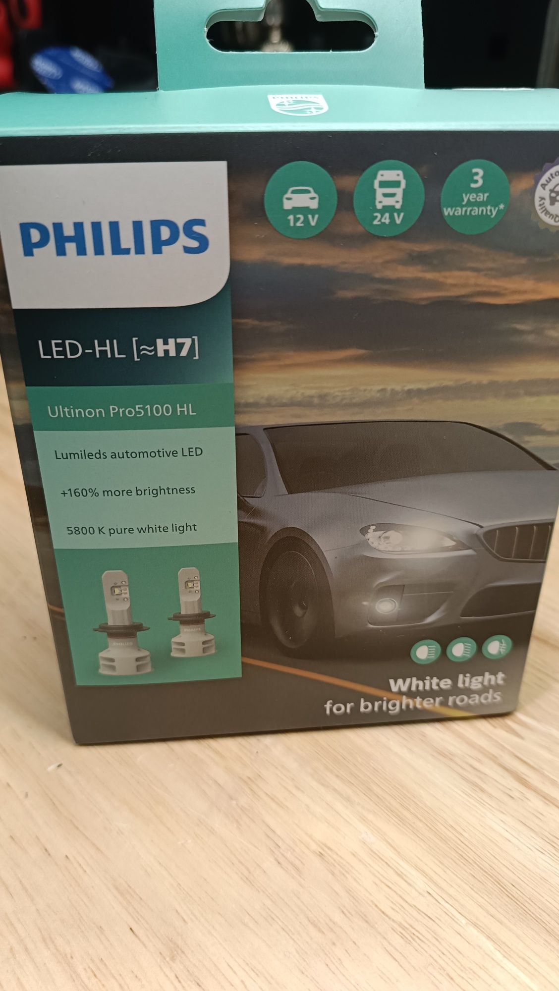 Żarówki LED Philips H7