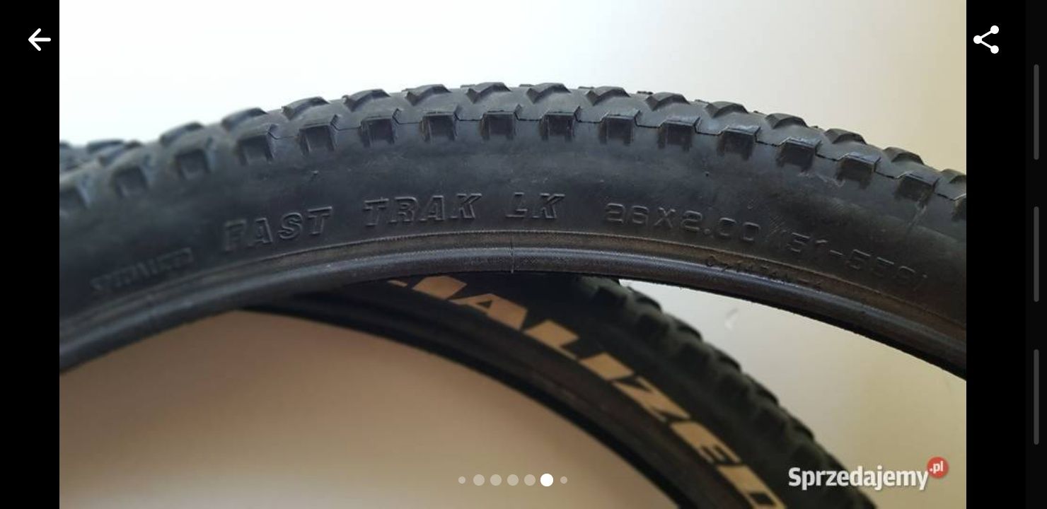 Opony 26x2.0 Specialized Fast Trak LK