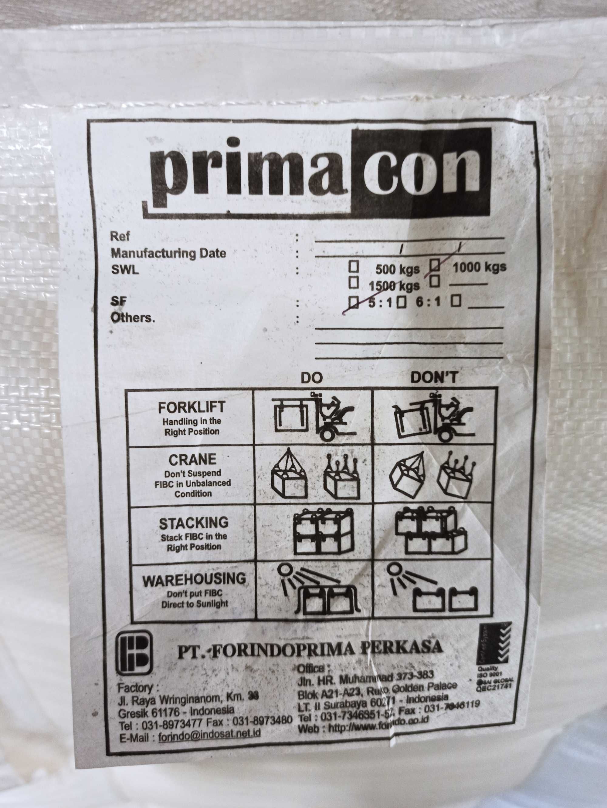 Big  bags usados