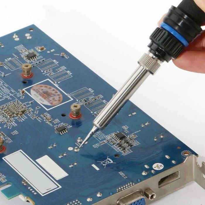 Ferro de Soldar Elétrico c/ Temperatura Ajustável 60W ~ 80W