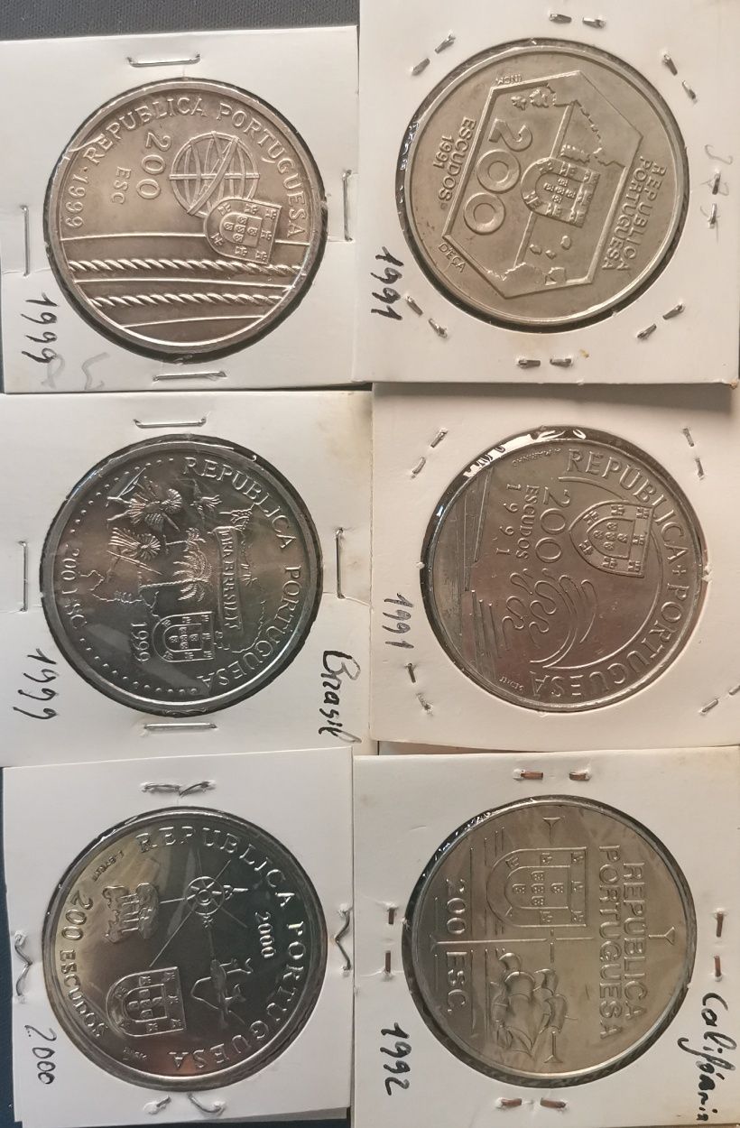 Moedas de escudos dos Descobrimentos