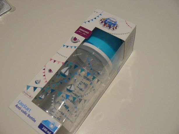 Canpol Babies butelka antykolkowa EasyStart 240ml ze smoczkiem 3m+
