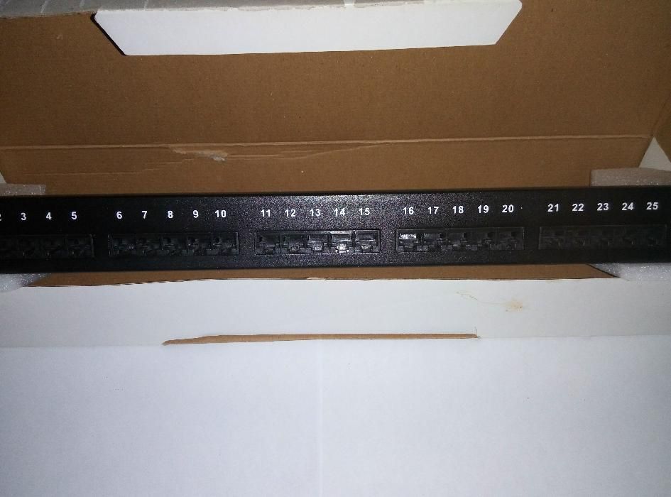 Патч панель AMP UTP RJ45 телефонная кат.3 25-порт.19" 1U