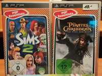 Gry na PSP (Sims 2, Piraci z Karaibów, EyePet]