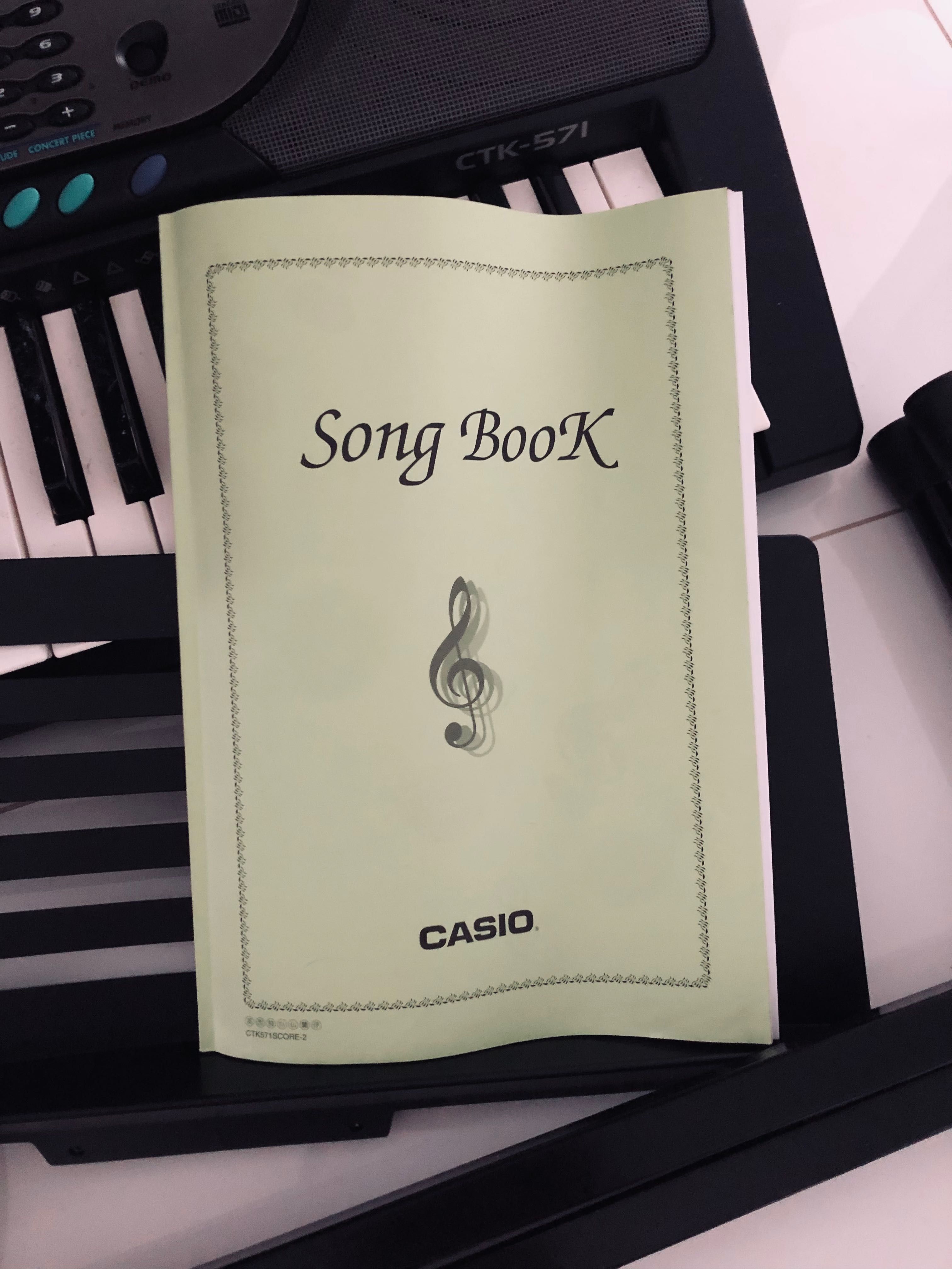 keyboard CASIO CTK-571 stojak statyw pulpit na nuty