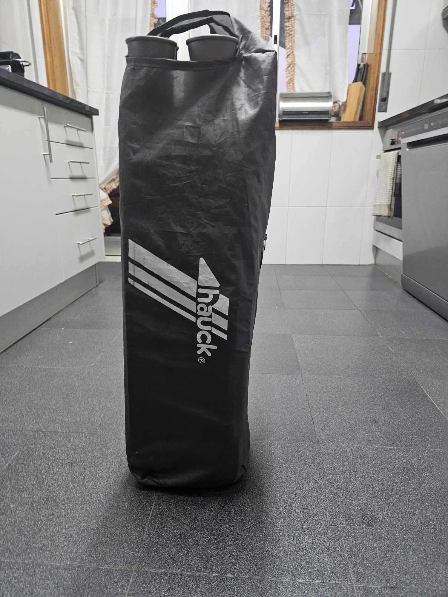 Cama de viagem com colchão e bolsa
