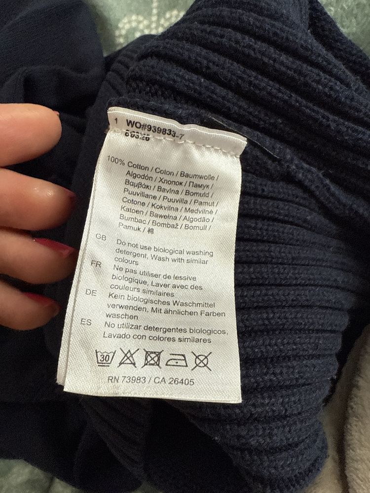 sweter męski ciemnoniebieski