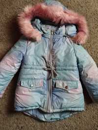 Зимова куртка,пуховик для дівчинки