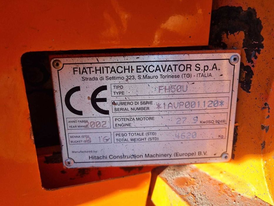 Koparka gąsienicowa HITACHI EX50U