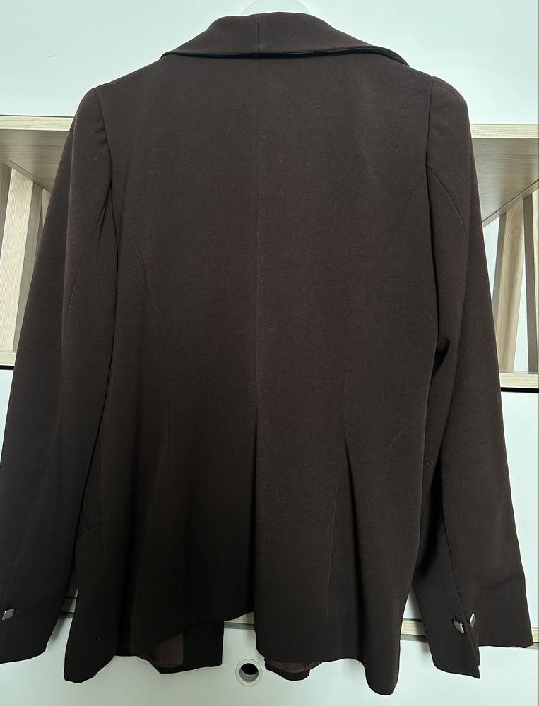 Brązowa marynarka oversize vintage