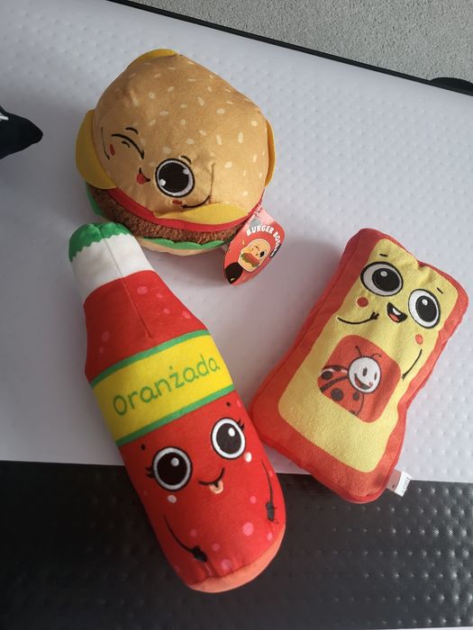 Biedronka pluszaki hamburger apka oranzada