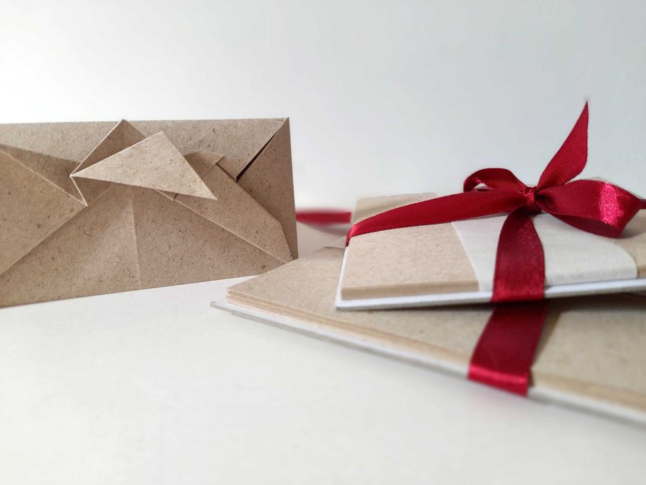 Papel reciclado para origami