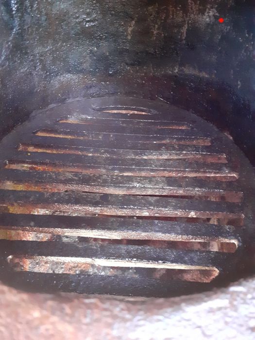 Печь буржуйка чугун печка Германия старинная