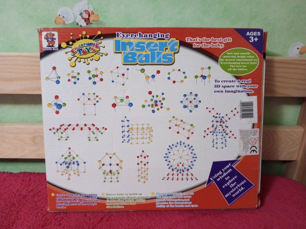 Klocki konstrukcyjne 3D Insert Balls