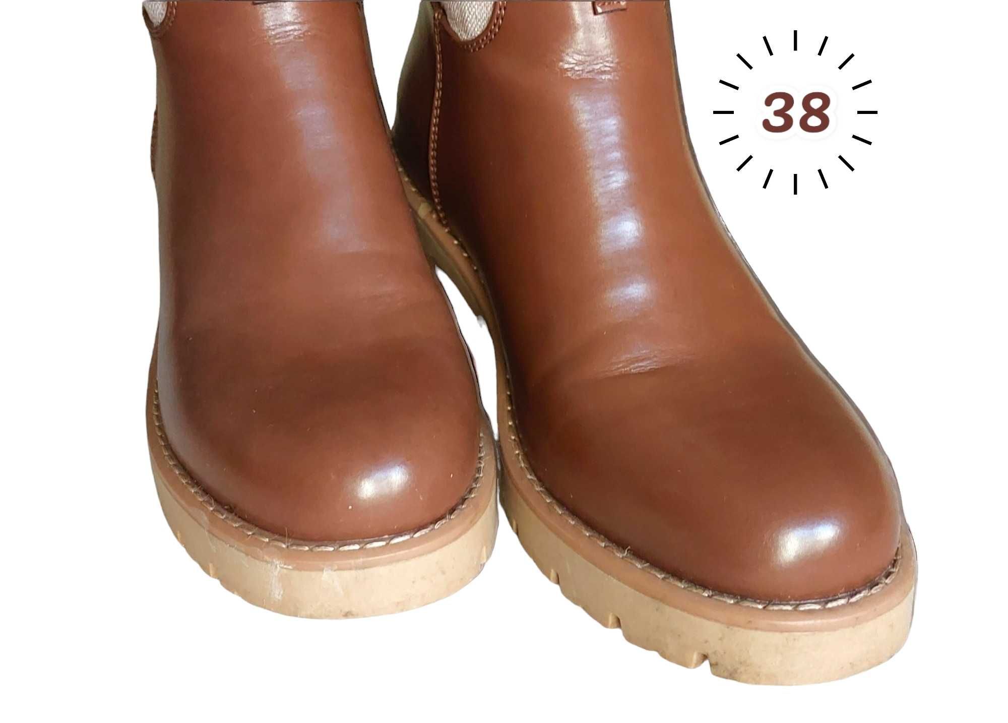 Botas Altas Castanhas Shein 38