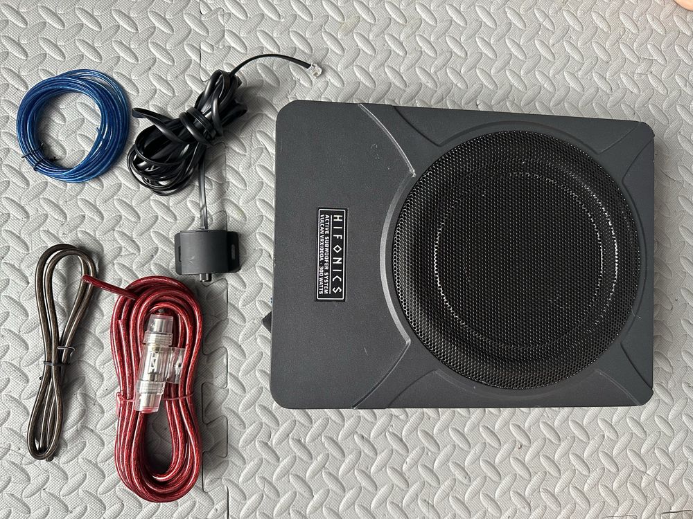 Hifonics vulcan VRX1000A subwofer aktuwny ppd siedzenie