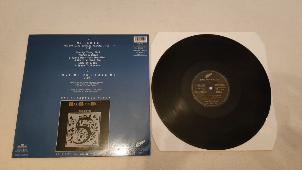 Bad Boys Blue  Mega Mix Vol.1 vinyl
