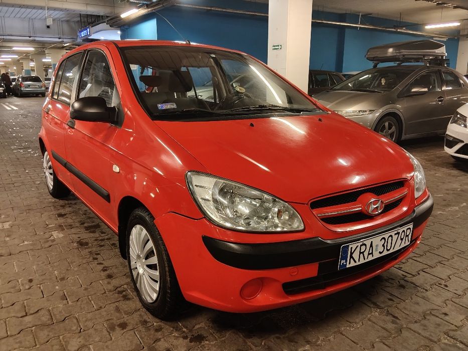 HYUNDAI GETZ Lift 1.1 benzyna+LPG Klima 5-drzwi Sprawny Ekonomiczny