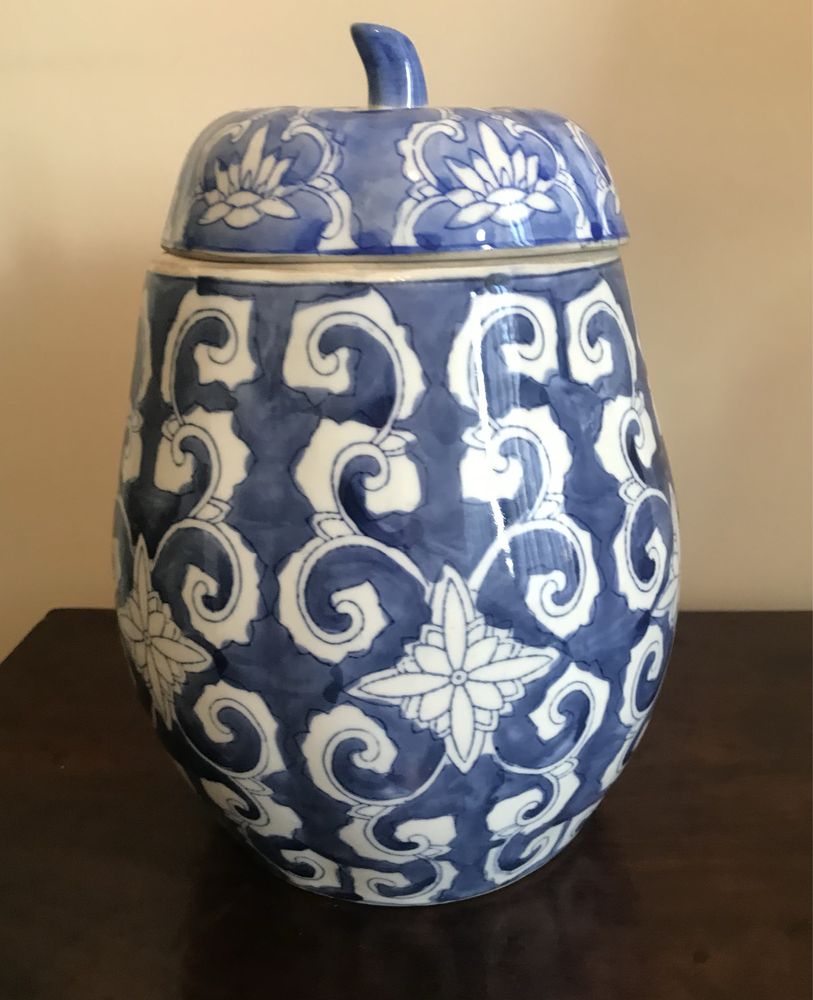 1- Pote chinês azul