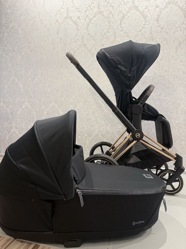 Cybex Priam 4.0 2w1 eco onyx black ROSEGOLD gwarancja !!!