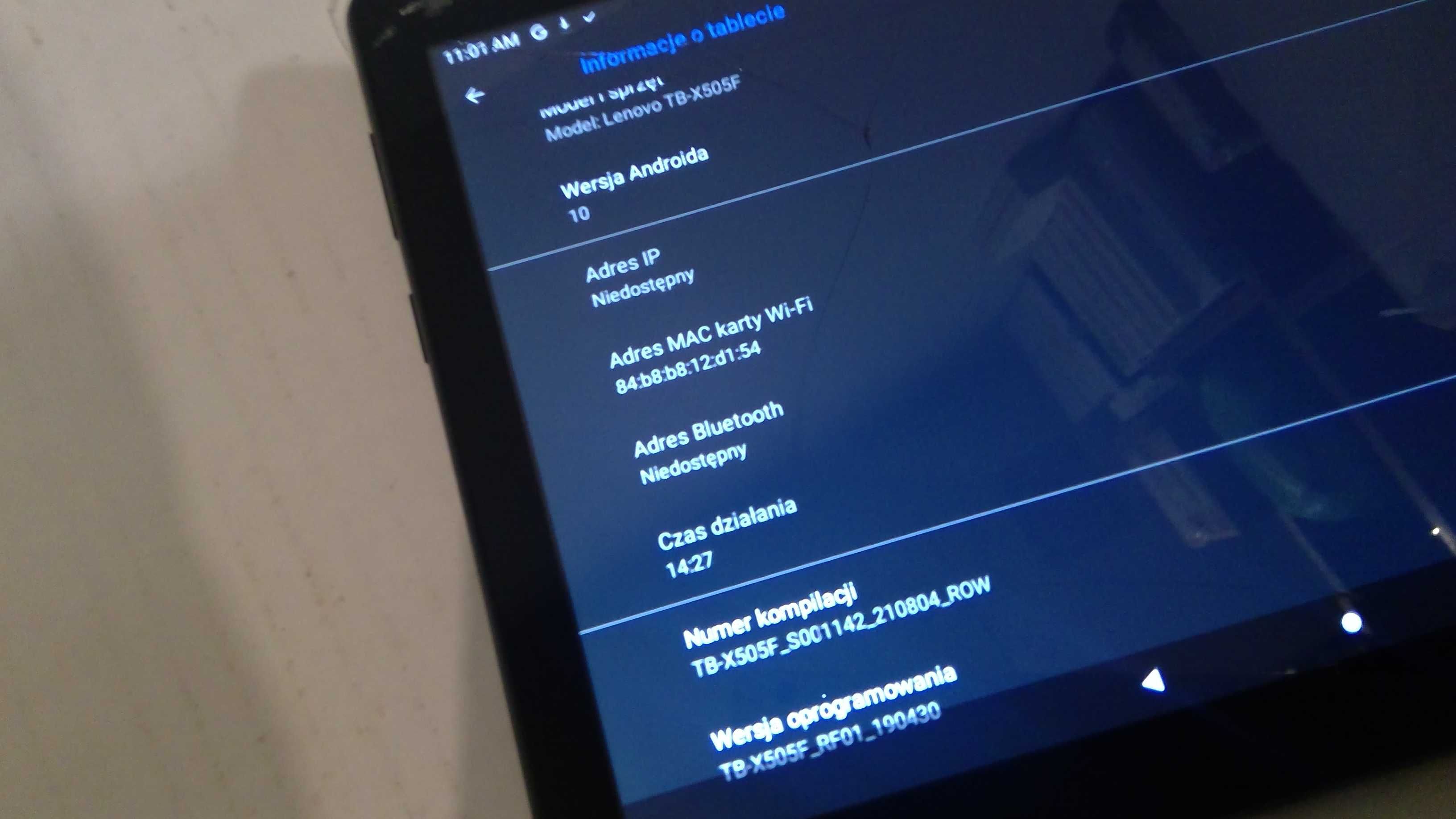 Tablet Lenovo TAB 10 TB-X505F 2/32GB nr1746