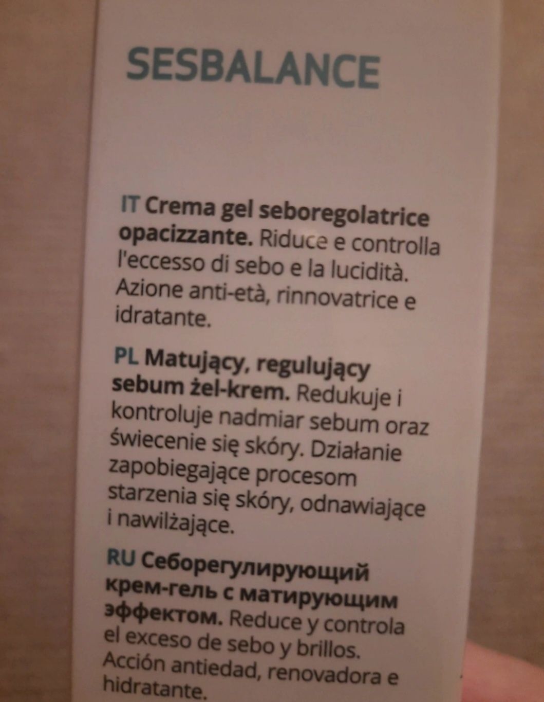 Sesderma Sesbalance żel matujący 50 ml