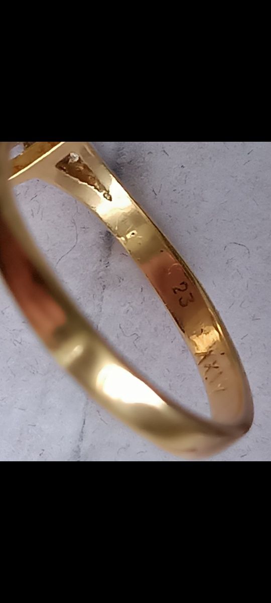 Кольцо 750 ссср с бриллиантами 0,42ct 4,5г р.17,5