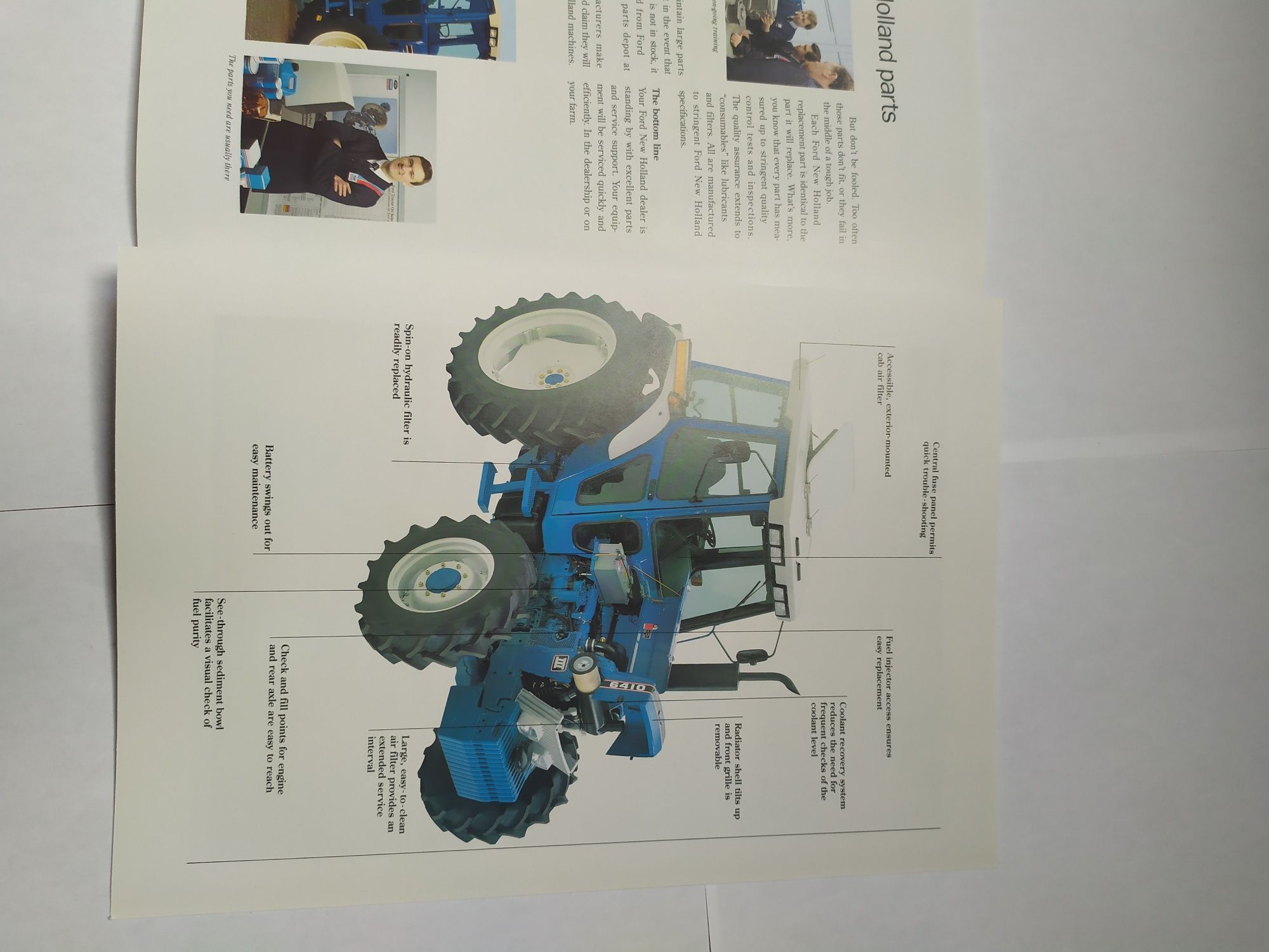Prospekt instrukcja folder Ford III Tractors 5610/ 6410 /6810 and 76