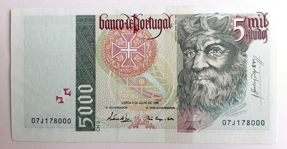 5 Últimas Notas de Escudos da serie Navegadores