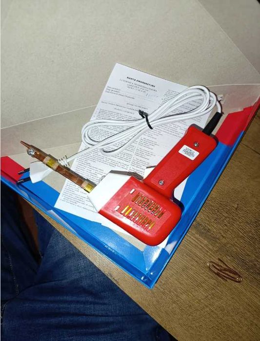 Lutownica transformatorowa z metalowymi obejmami do Elektroniki 400 C