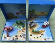 Playmobil micro dwa zestawy magnetyczne stara kolekcja