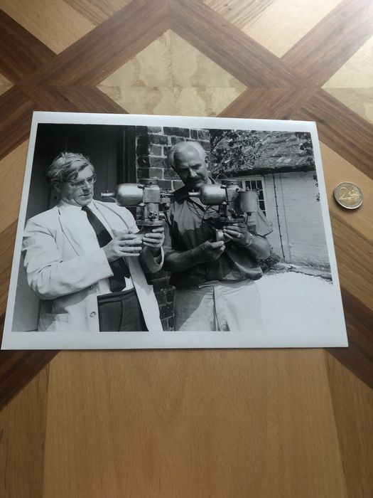 Blower Bentley zdjecie inzynierow przy pracy nad samochodem 1973r