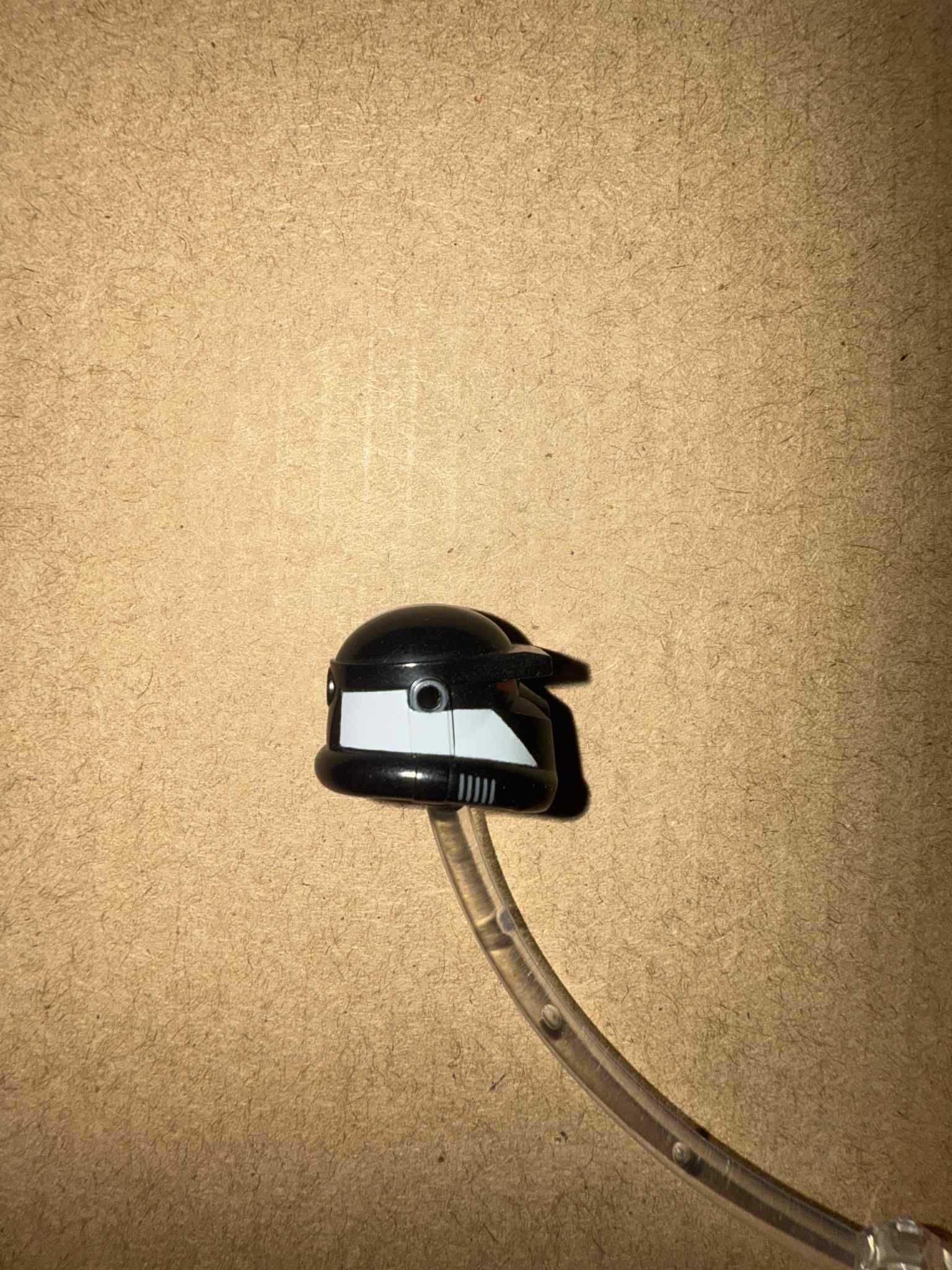 Lego Star Wars Clone Army Customs - Driver Shadow Helmet BLACK