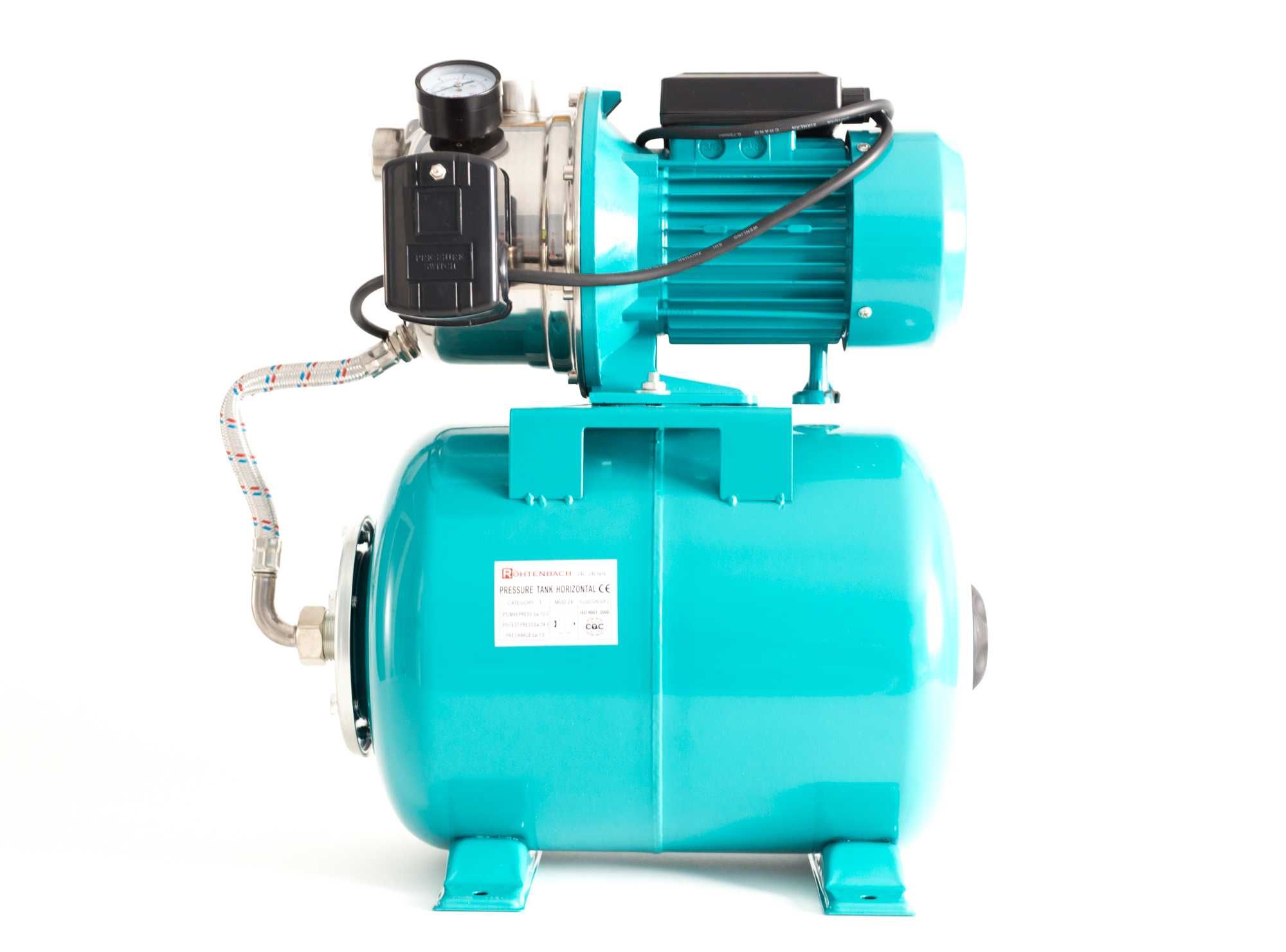 Zestaw hydroforowy 24L hydrofor  Aj50/60 Jet 1000inox AJ50/60 JE