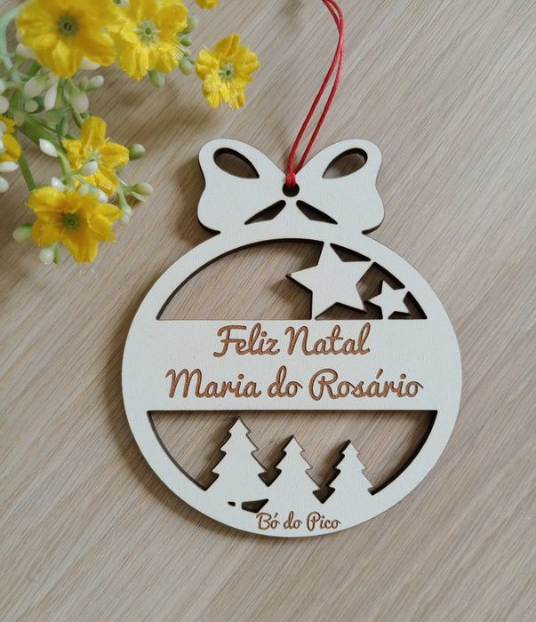 Bolas de natal personalizadas