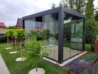 Pergola aluminiowa lamelowa egroSolidy 3x3,98