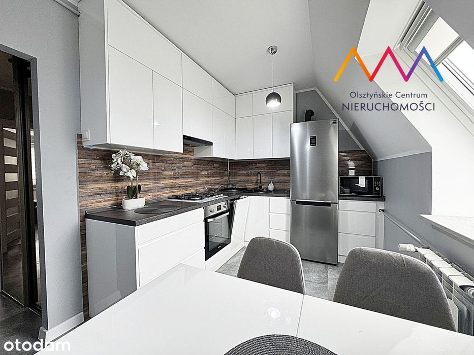 Dwa pokoje z wyposażeniem przy Łynostradzie