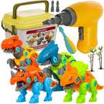 Zestaw konstrukcyjny puzzle klocki dladzieci  - dinozaury 24723