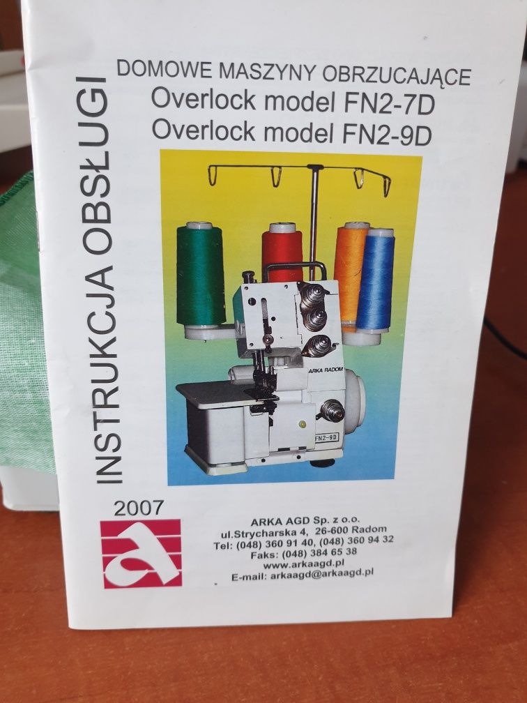 Owerlok Arka Radom trzynitkowy