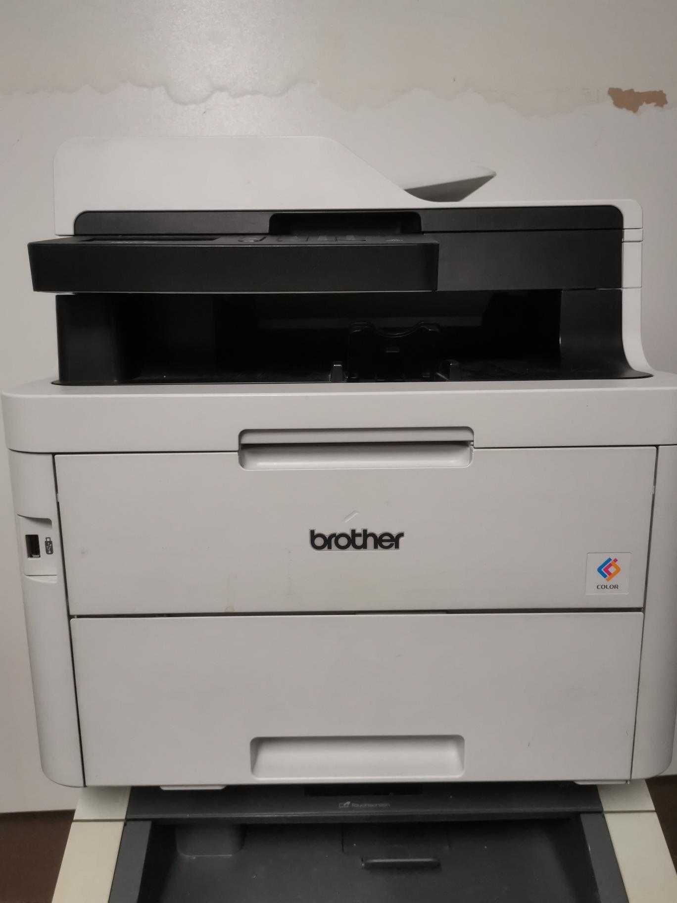Drukarka Brother MFC-L375CDW z 5 tonerami i pojemnikiem na zużyty tusz