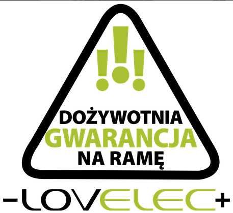 Miejski Rower Elektryczny + LOVELEC - Rana 36V 12Ah 28"