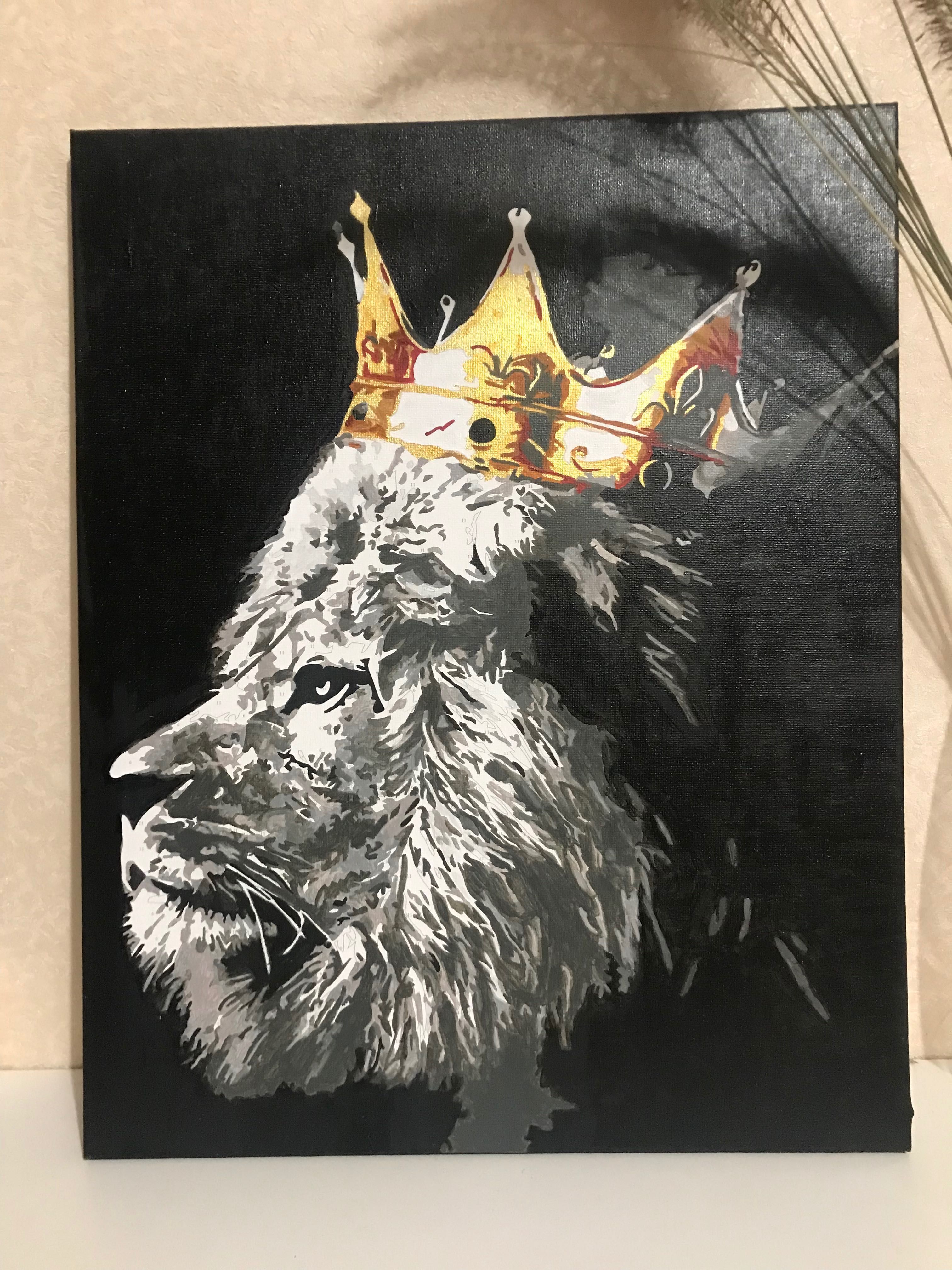 Картина картины Лев в короні