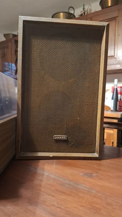 Onkyo SM-710 Modular Stereo System com Gira-Discos e Colunas Originais