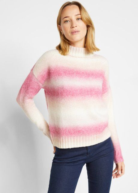 B.P.C sweter ombre z domieszką wełny r.48/50