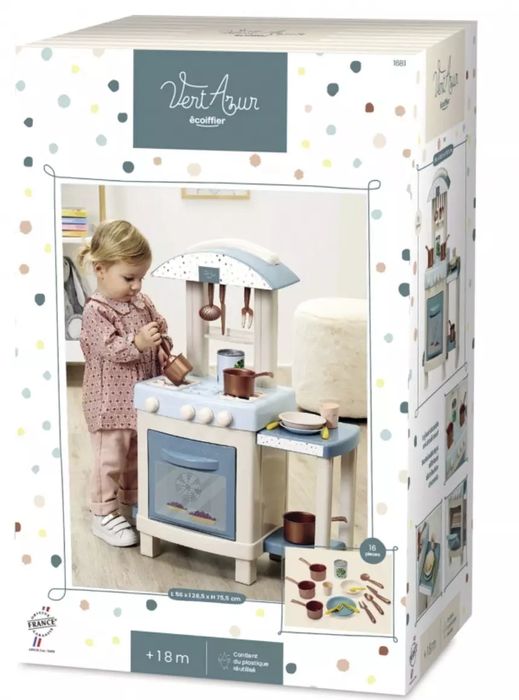 Vert Azur. Play Kitchen. Ecoiffier