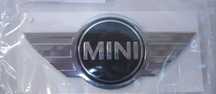 Nowe klejane logo MINI emblemat srebrny znaczek przyklejany metal