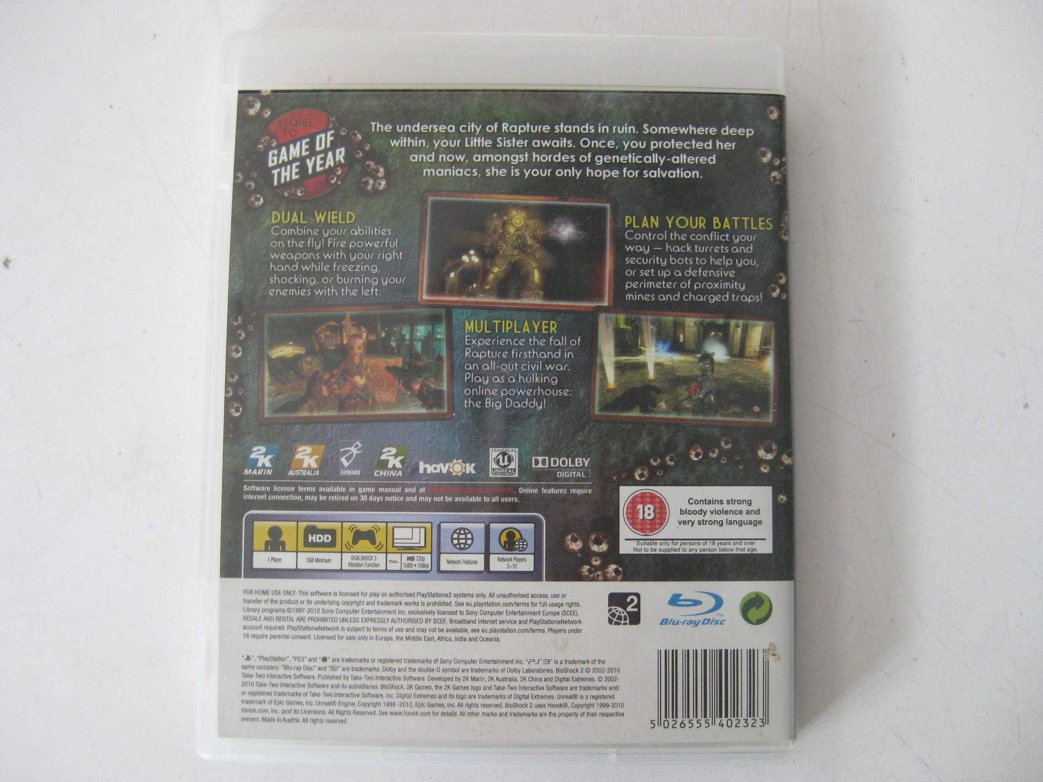 Gra na PS3 PlayStation 3 Bioshock 2