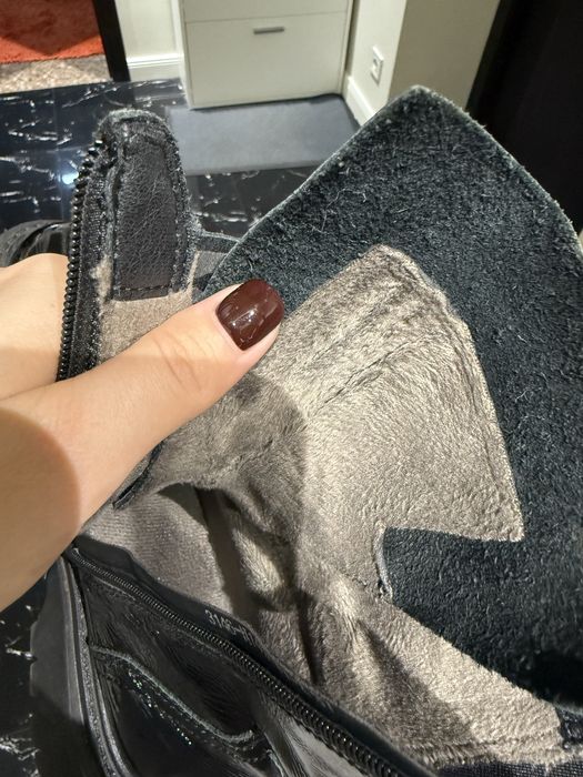 Сапоги кожанные