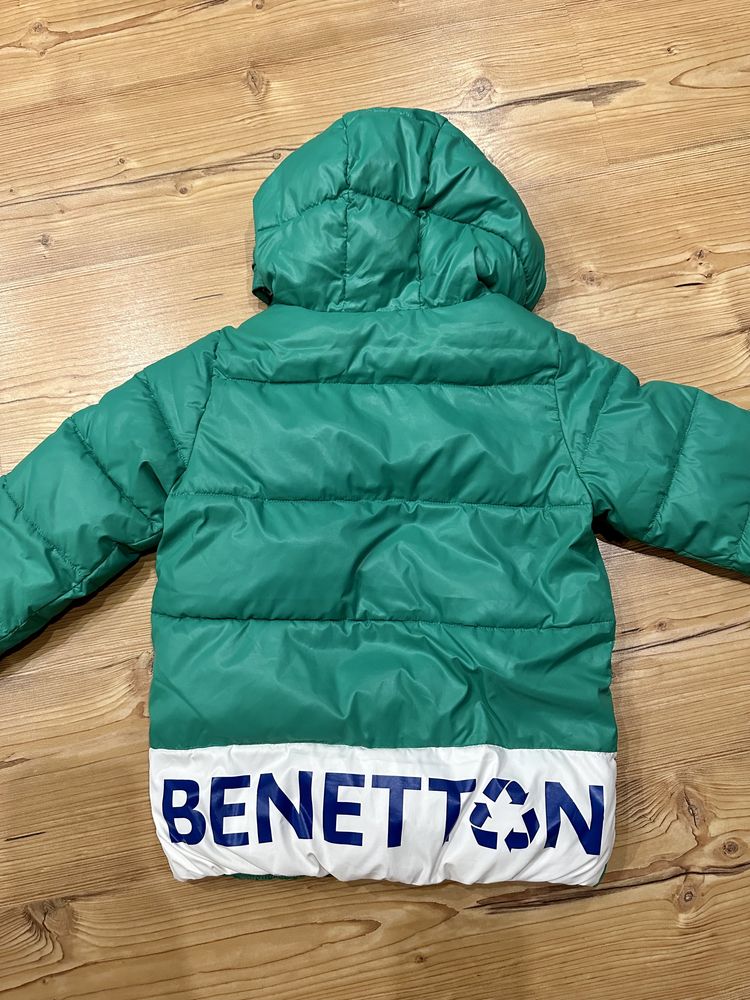 Kurtka zimowa puchowa Benetton 110 cm
